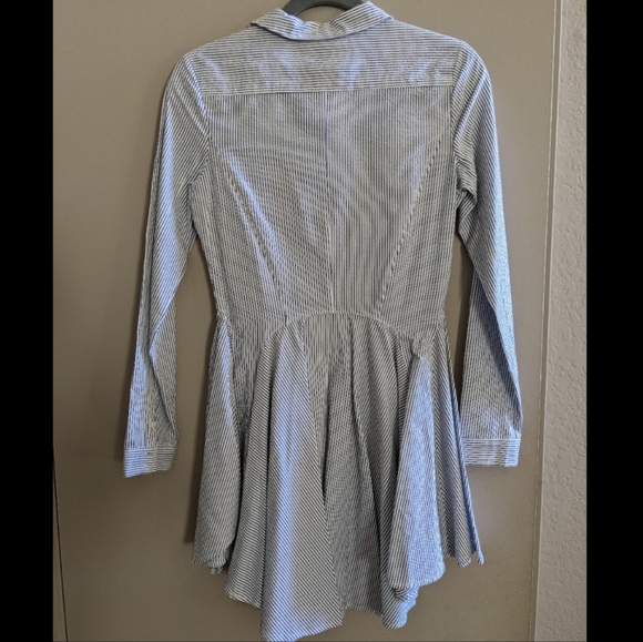 NWT H&M striped shirt dress size 6 - Picture 2 of 4